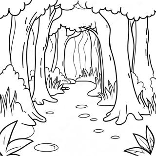 Bubajos Erdo Jelenet Szinezolap 138106-69516