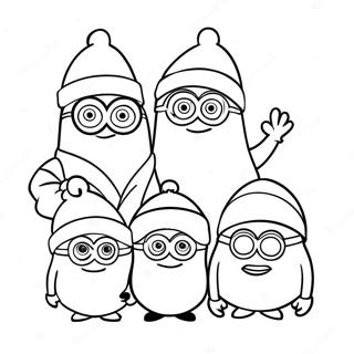 Minionok Mikulas Sapkaban Szinezolap 138235 69618