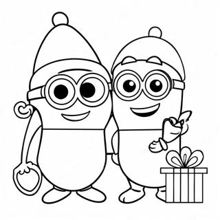 Vidam Minionok Ajandekokkal Szinezolap 138236-69622