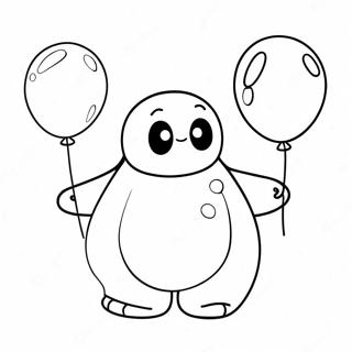 Aranyos Baymax Lufival Szinezolap 138439-69773