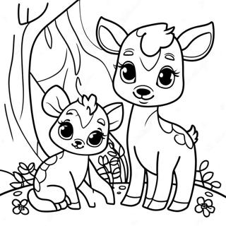 Bebi Szarvas Csalad Szinezolap 138697-69982