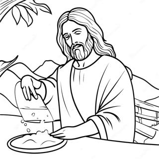 Jezus Vizet Borra Valtoztat Szinezolap 138748-70027