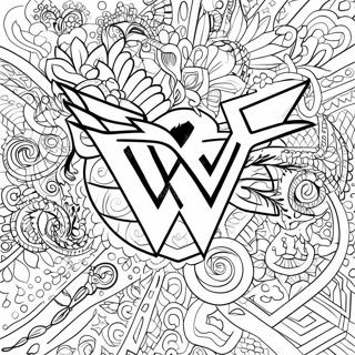 Wwe Logo Szinezolap 138950-70179