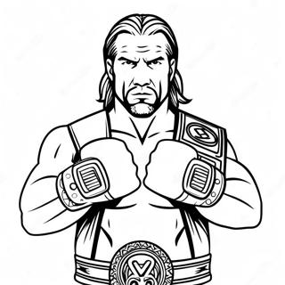 Egymas Mellett Triple H Ket Beltet Tart Színezők