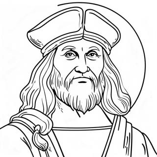 Leonardo Da Vinci Szinezolap 139102-70289