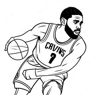 Kyrie Irving Dribbling Kosarlabda Szinezolap 139232-70393