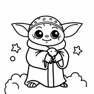 Baby Yoda Karacsonyi Szinezolap 139639-70711