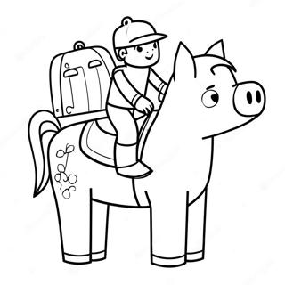 Minecraft Diszno Nyeregben Szinezolap 1454 2065