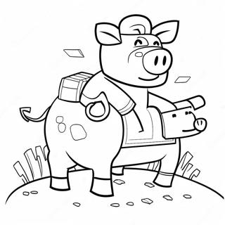 Minecraft Diszno Nyeregben Szinezolap 1454 2068