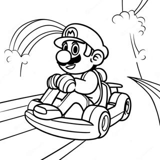 Mario Kart Színezők