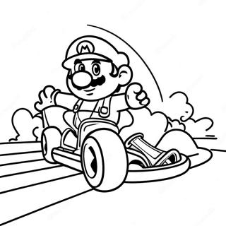 Mario Kart Szivarvany Ut Szinezolap 14619-3186