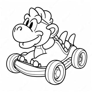 Mario Kart Bowser A Kocsiban Szinezolap 14620-3192