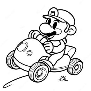 Mario Kart Yoshi A Palyan Szinezolap 14623-3204