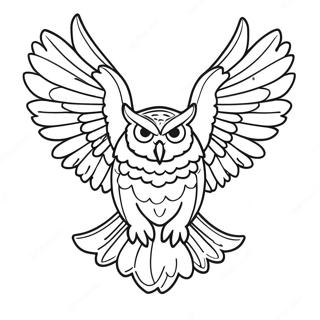 Fenseges Bagoly Repules Kozben Szinezolap 14709-3222