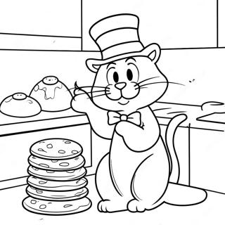 Cat In The Hat Sütikészítés Színezőlap Színezők