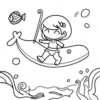 Nami A Tengereken Navigal Szinezolap 15801-3455