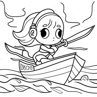 Nami A Tengereken Navigal Szinezolap 15801-3456