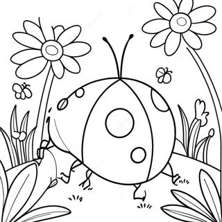 Jatekos Katicabogar A Kertben Szinezolap 15989-3497