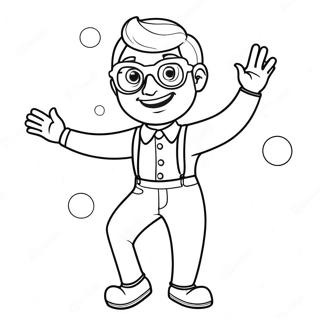 Blippi Orommel Tancol Szinezolap 16263-3558