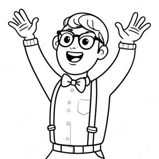 Blippi Orommel Tancol Szinezolap 16263-3560