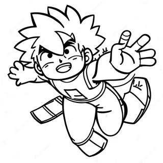 Izuku Midoriya Akcioban Szinezooldal 16633-3628