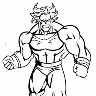 All Might Hosies Poz Szinezooldal 16634-3630