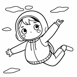 Ochaco Uraraka Lebeg A Levegoben Szinezooldal 16636 3638