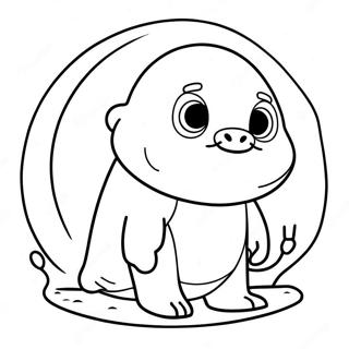 Shellington A Foka Octonauts Szinezolap 16827-3677