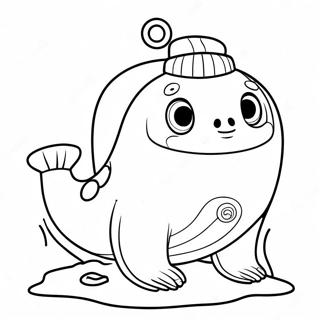 Shellington A Foka Octonauts Szinezolap 16827-3679