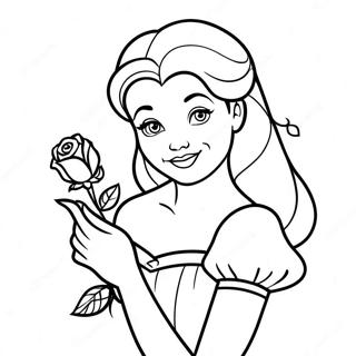 Bubajos Belle Rozsaval Szinezolap 17440 3816