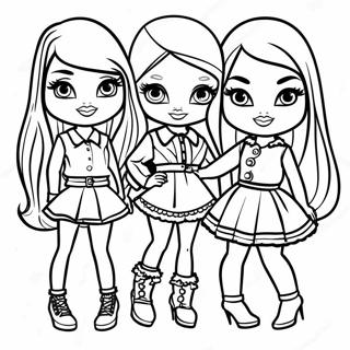 Bratz Babak Stilusos Oltozetben Szinezo Oldal 17712 3876