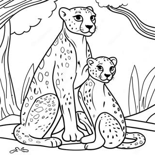 Oroszlancica Csalad Jatszik Szinezolap 17888 3907