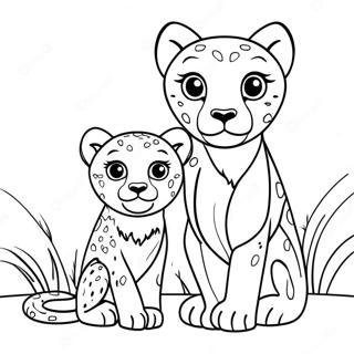 Oroszlancica Anyukaval Szinezolap 17889 3912