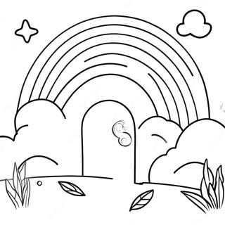 Elenk Szivarvany Egy Fantazia Vilagban Szinezo Oldal 1813 2014