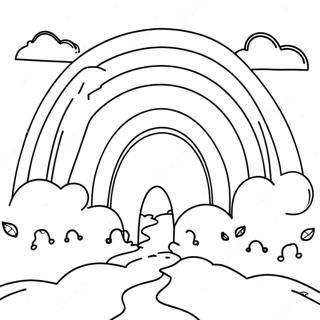 Elenk Szivarvany Egy Fantazia Vilagban Szinezo Oldal 1813 2016