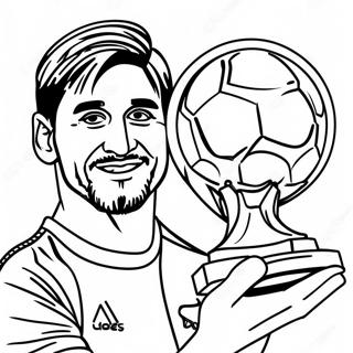 Lionel Messi Trofeaval Szinezolap 18718-4092