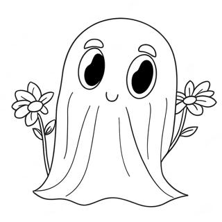 Rajzfilm Szellem Nagy Szemekkel Szinezolap 19543-4277