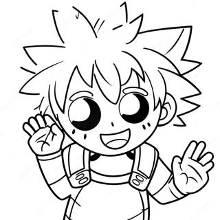 Deku Bakugoval Szinezolap 21600-4717