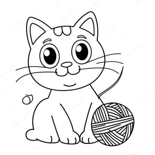 Bolond Macska Fonallal Szinezolap 2173 2568