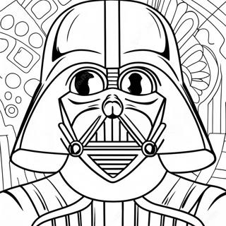 Darth Vader Portre Szinezooldal 23411-5112