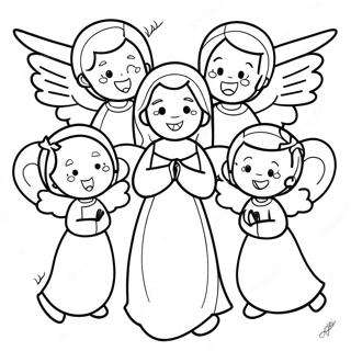 Enekes Angyalok Szinezolap 25341-5531