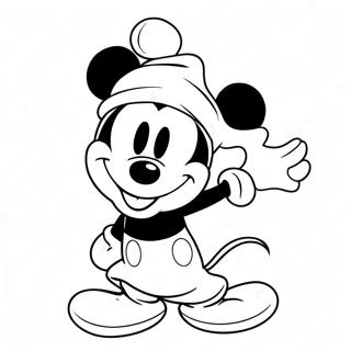 Mickey Mouse Karacsonyi Szinezheto Oldal 25891-5641