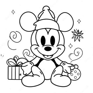 Mickey Mouse Karacsonyi Szinezheto Oldal 25891-5643