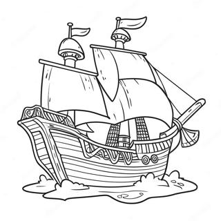 Kalozhajo Jolly Rogerrel Szinezolap 27570 5999