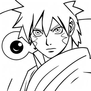 Sasuke Sharingannal Szinezolap 28854-6274