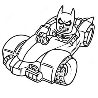 Lego Batman Batmobiljaval Szinezolap 29296-6381