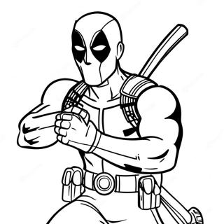 Deadpool Akcioban Szinezolap 30556-6656