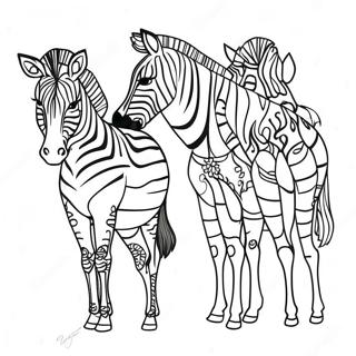 Elegans Zebra Csikok Szinezo 32023-6989