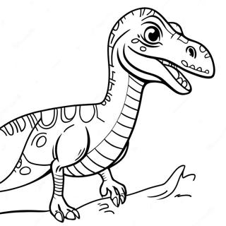 Szines Velociraptor Uvolto Szinezolap 32632-7116