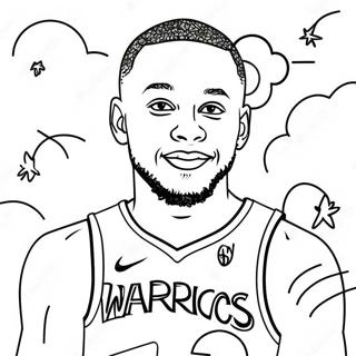 Steph Curry A Golden State Warriors Mezeben Szinezolap 32987 7207